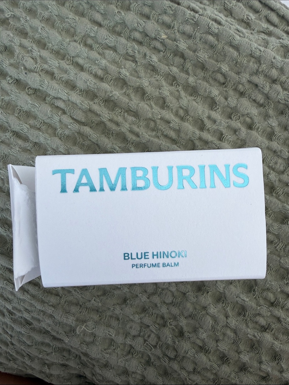 Tamburins Blue Hinoki Perfume Balm - from Tokyo